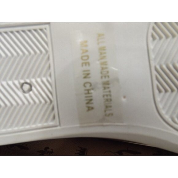 Baby Phat Women's 10M Alex Logo Repeat Print Rose Gold Sneakers New, No Box/Tags - Picture 7 of 8